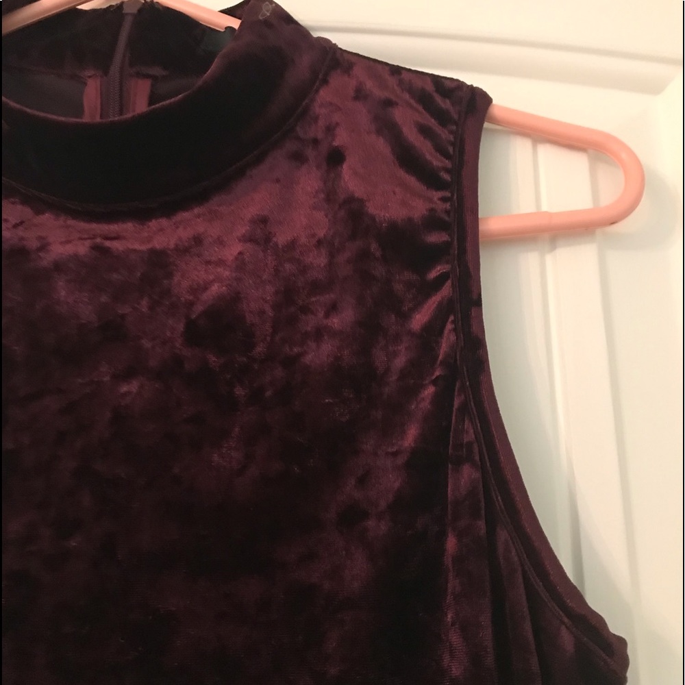 Red Velvet Dress - Picture 2 of 5